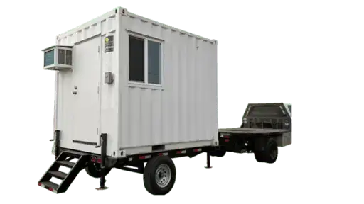 10ft mobile office container with trailer for sale