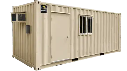 20ft combo office plus storage container for sale