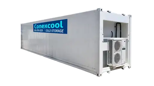Single-Phase 40ft Refrigerated Cold Storage Container