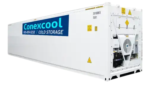 Rental 40ft High Cube Refrigerated ISO Container 408-480 V 3 Ph 25 Amp