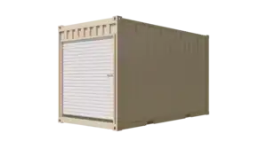 16ft Refurbished High Cube Storage Container w/ Roll-Up Door