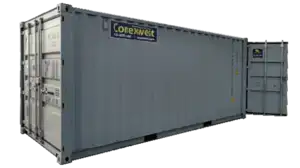 New 20ft shipping container with doors on both ends for sale