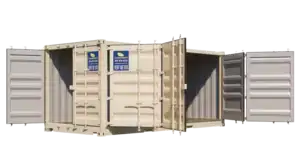Rent 20ft open side storage container