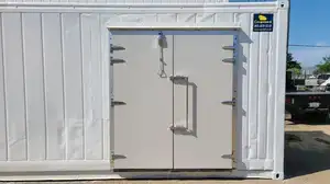 6ft wide cold storage 40ft refrigerated container double butcher door