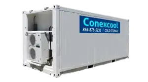 20ft New Standard Refrigerated Container Low Temp 220 V 1 Ph 50 Amp