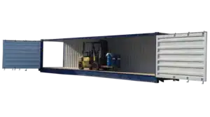 40ft high cube open side shipping container