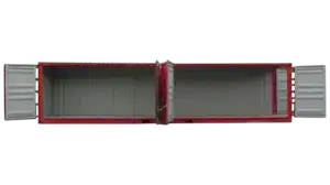 40ft New High Cube Open Side Shipping Container