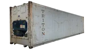 40ft Used Cargo Worthy High Cube Refrigerated Certified ISO Container 408-480 V 3 Ph 25 Amp