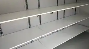 Unistrut adjustable shelving