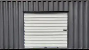 8ft Roll-Up door in shipping container