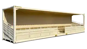 Rent 40ft High Cube 74-Seat Bleacher Container