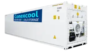 Rental 40ft High Cube Refrigerated ISO Container 408-480 V 3 Ph 25 Amp